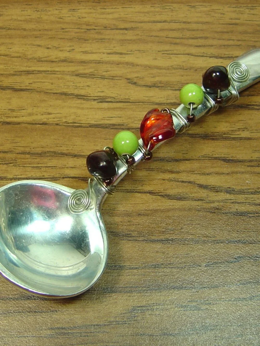 Stainless steel wire wrapped beaded ladle-6
